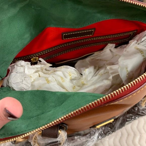 NWT Dooney & Bourke Florentine Stanwich Satchel - Picture 7 of 8